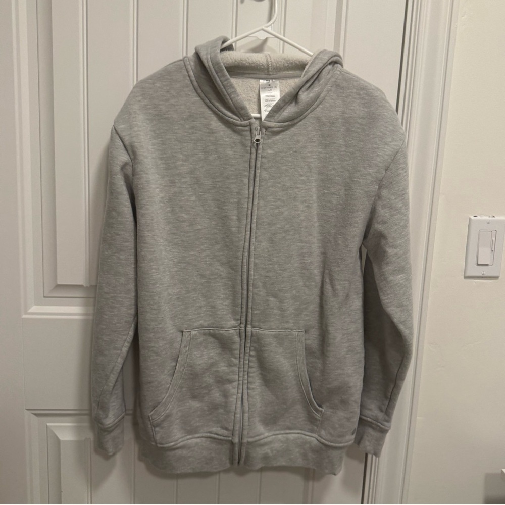 Gray Daniskin Zip-up Jacket